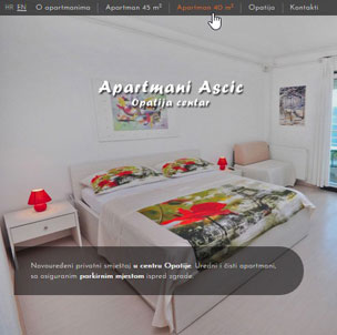 Apartments rental website